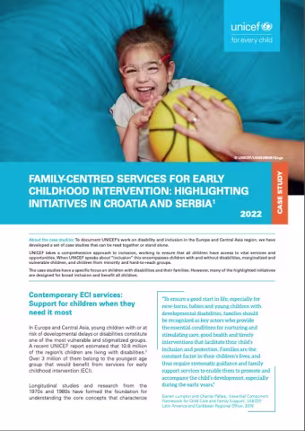 Family-centered services for early childhood intervention: Highlighting initiatives in Croatia and Serbia